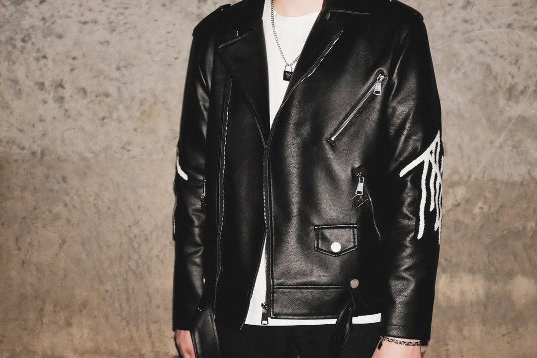 Sleep Token Faux Leather Jacket