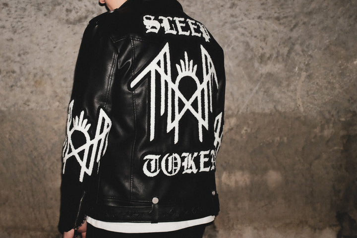 Sleep Token Faux Leather Jacket