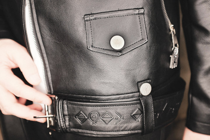 Sleep Token Faux Leather Jacket