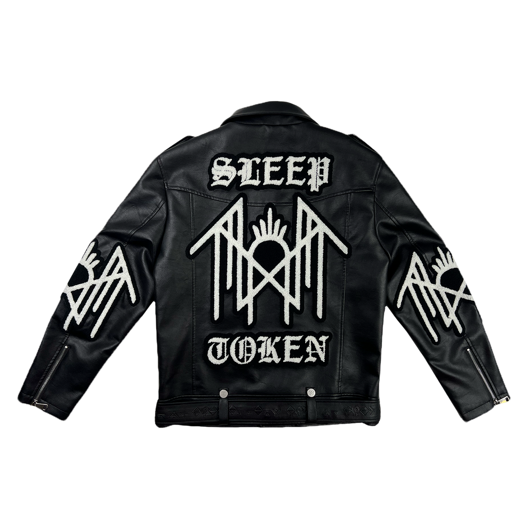 Sleep Token Faux Leather Jacket