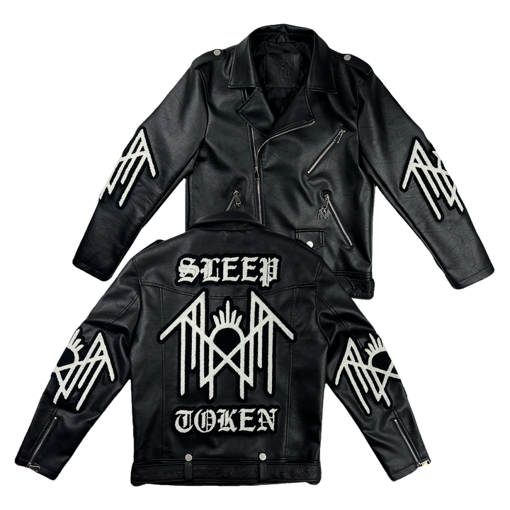 Sleep Token Faux Leather Jacket