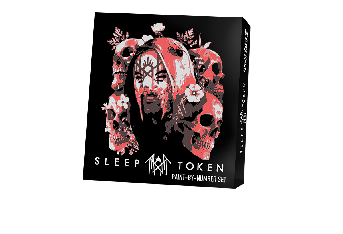 Official Sleep Token Store - Skulls & Flowers Paint By Numbers Set ...