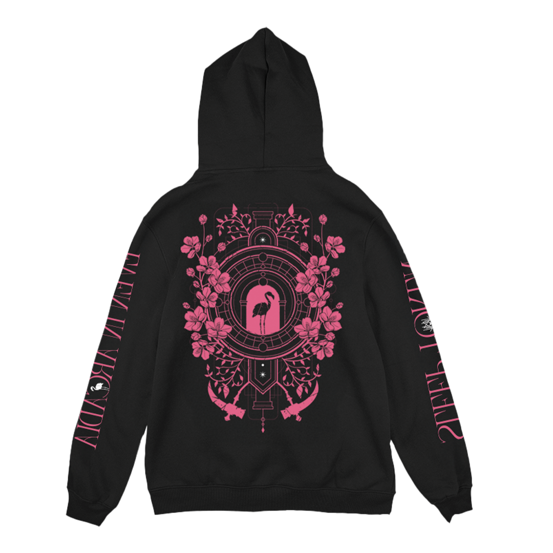 EIA Pop Up Flamingo Zip Up Hoodie